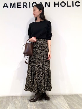 M A R Iさん（レディース・162cm）の秋コーディネート