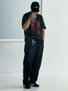 「Onitsuka Tiger（オニツカタイガー）のアイテム」を使った、sambucaさん（メンズ・172cm）の夏コーディネート