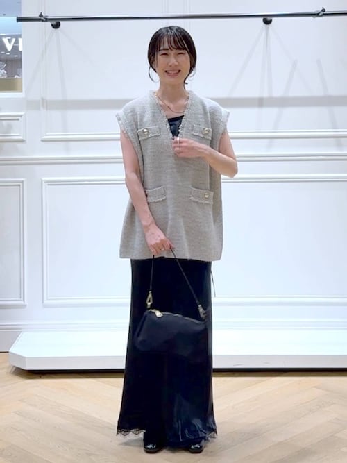 カトリーヌサテンキャミワンピース（ワンピース）｜A part by