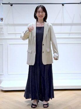 なかみさん(レディース・154cm)の春コーディネート
