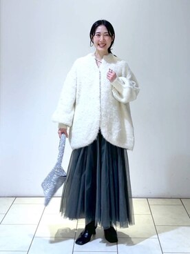 なかみさん（レディース・154cm）の冬コーディネート
