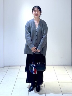 「A part by（アパートバイ）のアイテム（財布/小物）」を使った、なかみさん（レディース・154cm）の冬コーディネート
