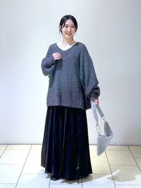 なかみさん（レディース・154cm）の冬コーディネート
