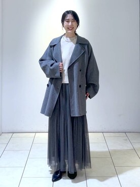 「A part by（アパートバイ）のアイテム（シューズ）」を使った、なかみさん（レディース・154cm）の秋コーディネート