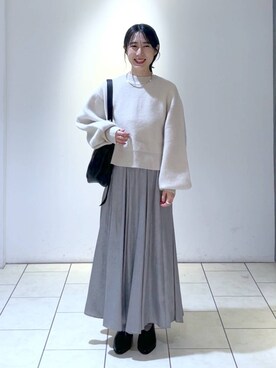 「A part by（アパートバイ）のアイテム（シューズ）」を使った、なかみさん（レディース・154cm）の秋コーディネート