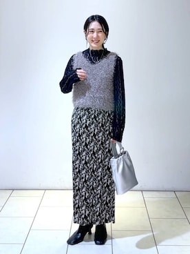 なかみさん（レディース・154cm）の冬コーディネート