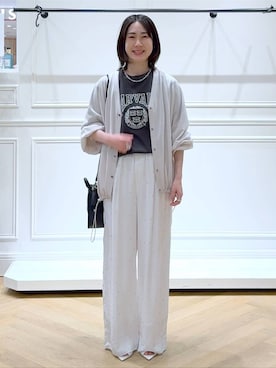 なかみさん(レディース・154cm)の春コーディネート