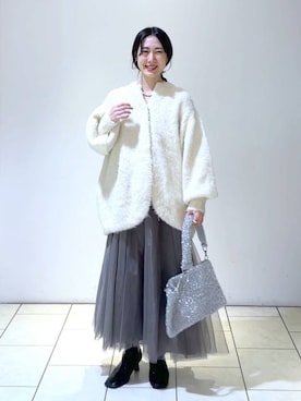 なかみさん（レディース・154cm）の冬コーディネート