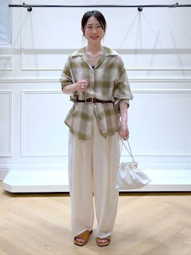 なかみさん（レディース・154cm）の夏コーディネート