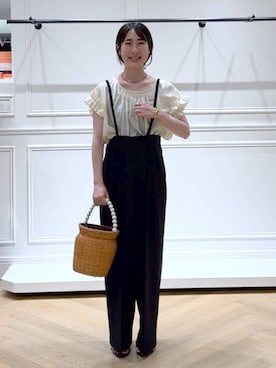 「COTTO（コトゥー）のアイテム」を使った、なかみさん（レディース・154cm）の夏コーディネート