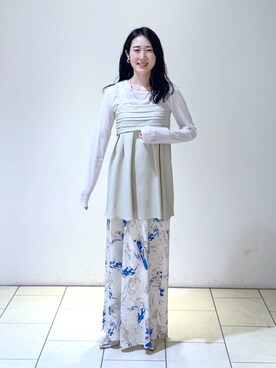 なかみさん（レディース・154cm）の春コーディネート