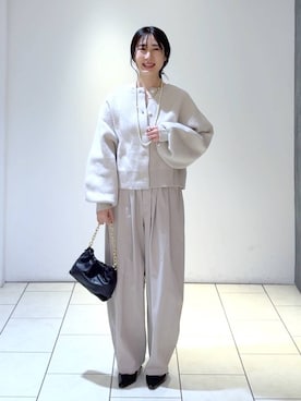なかみさん（レディース・154cm）の冬コーディネート