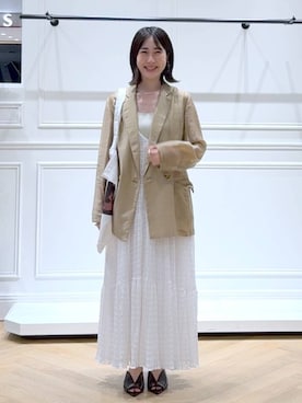 なかみさん(レディース・154cm)の春コーディネート