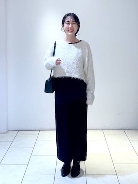 なかみさん（レディース・154cm）の冬コーディネート