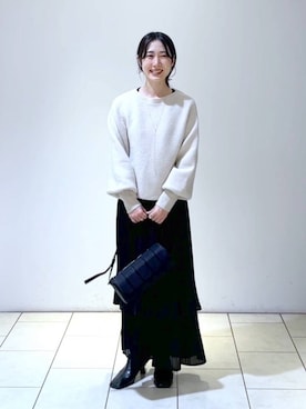 なかみさん（レディース・154cm）の冬コーディネート