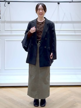なかみさん（レディース・154cm）の秋コーディネート