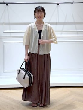 「A part by（アパートバイ）のアイテム」を使った、なかみさん（レディース・154cm）の夏コーディネート