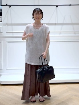 「A part by（アパートバイ）のアイテム（ワンピース/ドレス）」を使った、なかみさん（レディース・154cm）の夏コーディネート