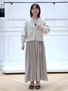 なかみさん（レディース・154cm）の春コーディネート
