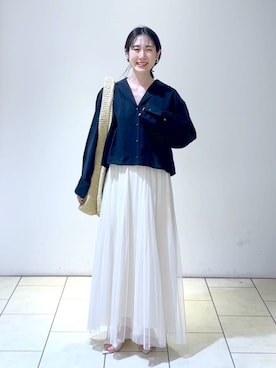 なかみさん（レディース・154cm）の春コーディネート