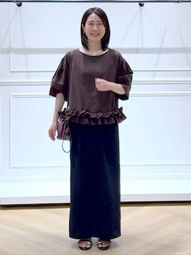 なかみさん(レディース・154cm)の夏コーディネート
