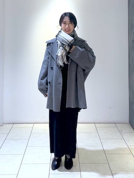 「A part by（アパートバイ）のアイテム（その他アウター）」を使った、なかみさん（レディース・154cm）の秋コーディネート