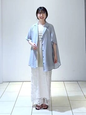 なかみさん(レディース・154cm)の夏コーディネート