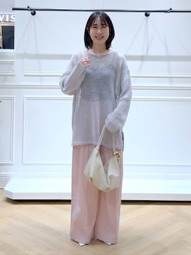 なかみさん（レディース・154cm）の春コーディネート