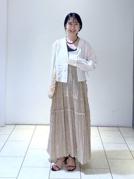 なかみさん（レディース・154cm）の春コーディネート