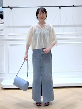 「A part by（アパートバイ）のアイテム」を使った、なかみさん（レディース・154cm）の夏コーディネート