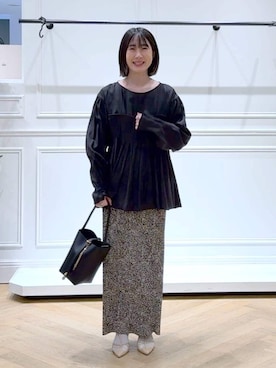 なかみさん（レディース・154cm）の春コーディネート