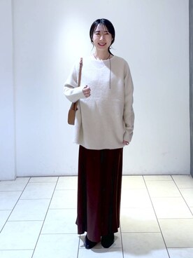 なかみさん（レディース・154cm）の冬コーディネート