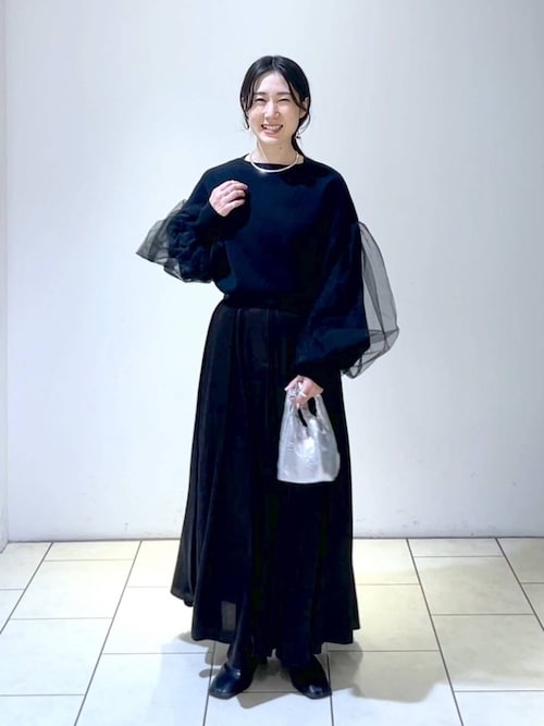 セール】ソデチュールドッキングニット（ニット/セーター）｜A