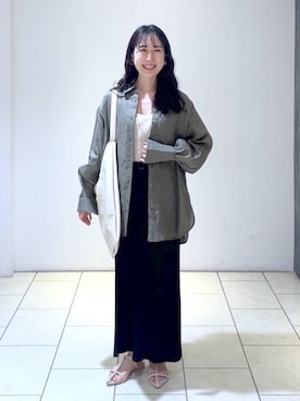 なかみさん（レディース・154cm）の春コーディネート