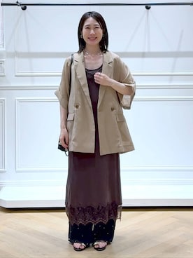 なかみさん(レディース・154cm)の夏コーディネート