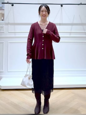 なかみさん(レディース・154cm)の秋コーディネート