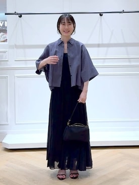 「A part by（アパートバイ）のアイテム」を使った、なかみさん（レディース・154cm）の夏コーディネート