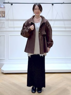 なかみさん（レディース・154cm）の秋コーディネート