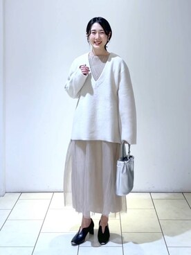 なかみさん(レディース・154cm)の春コーディネート