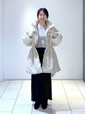 なかみさん（レディース・154cm）の冬コーディネート