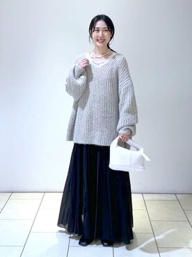 なかみさん（レディース・154cm）の冬コーディネート