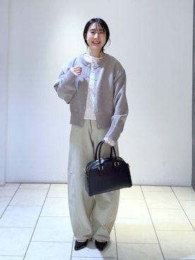 「e/rm（イーアールエム）のアイテム」を使った、なかみさん（レディース・154cm）の春コーディネート