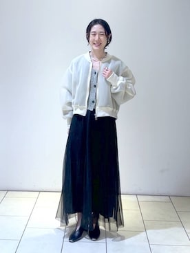 なかみさん（レディース・154cm）の春コーディネート