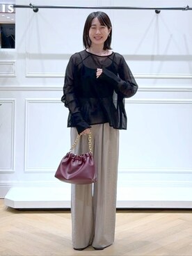 なかみさん（レディース・154cm）の春コーディネート