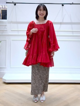 なかみさん(レディース・154cm)の春コーディネート