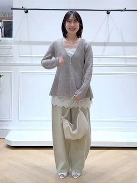 なかみさん(レディース・154cm)の春コーディネート
