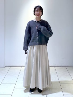 「A part by（アパートバイ）のアイテム（シューズ）」を使った、なかみさん（レディース・154cm）の秋コーディネート