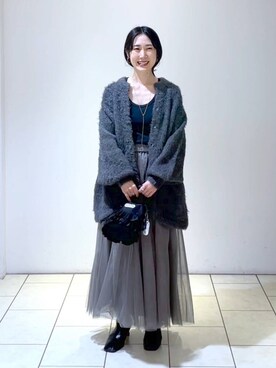 なかみさん（レディース・154cm）の冬コーディネート