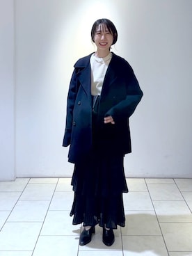 「A part by（アパートバイ）のアイテム（シューズ）」を使った、なかみさん（レディース・154cm）の秋コーディネート