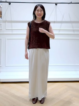 なかみさん(レディース・154cm)の夏コーディネート